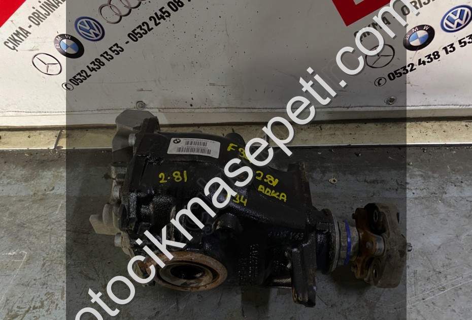 BMW F34 F30 ARKA DEFRANSİYEL 2.81 ORAN SÖKME ORJINAL