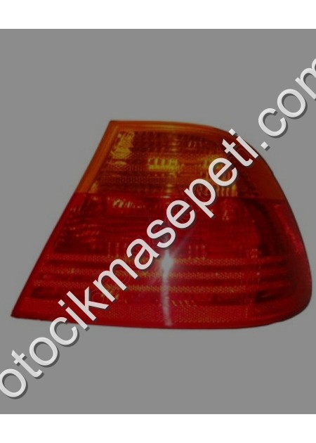 Bmw 3 E46 Coupe Dış Stop Lambası Sağ Sarı/Kırmızı Duysuz Tyc Uyum