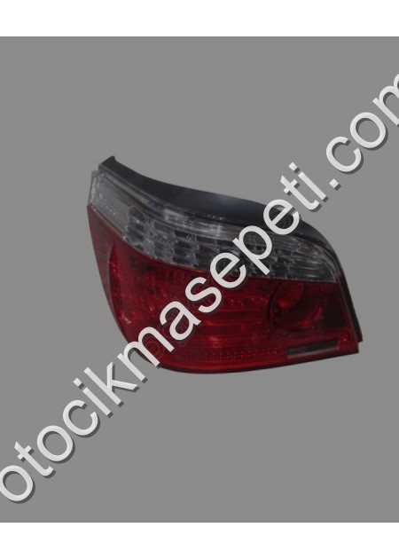 Bmw 5 E60 Stop Lambası Sol Kırmızı/Beyaz Ledli/Duylu M5 E Marklı