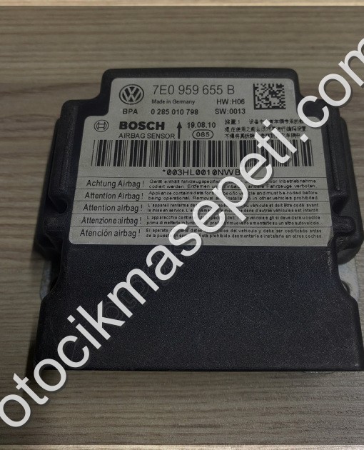 TRANSPORTER CADDY AİRBAG BEYNİ ORJİNAL 7E0959655 ÇAĞRI OTO MASLAK