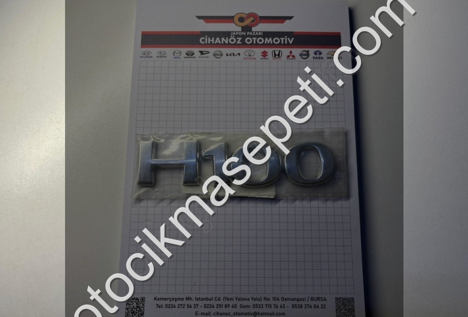 HYUNDAİ H100 KROM ARMA YAZI