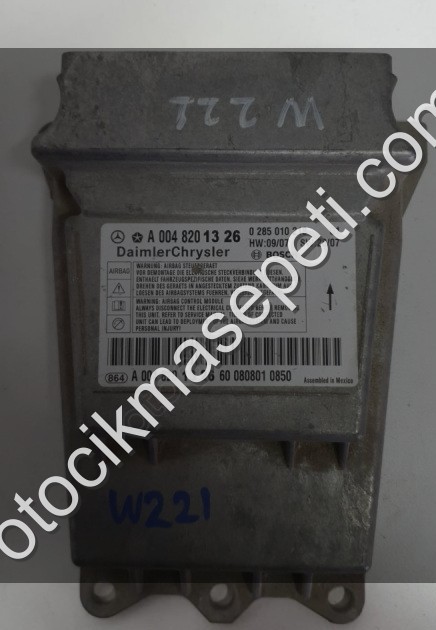 mercedes s w221 çıkma orjinal airbag beyni (son fiyat)