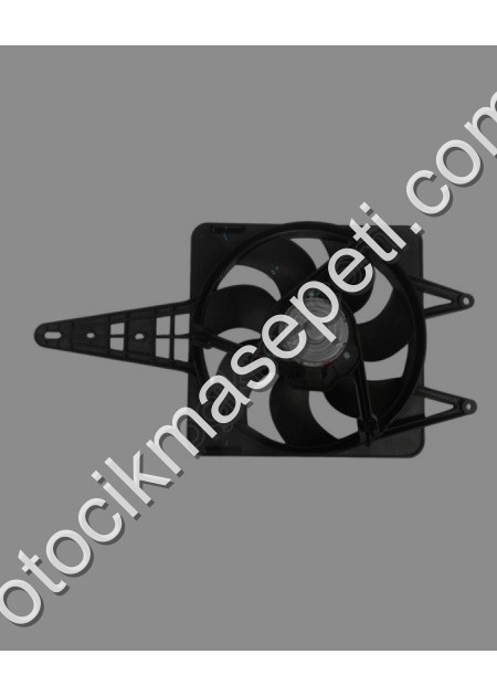 Fiat Tipo Radyatör Fan Davlumbazı Komple 7 Kanat Motorlu Klimasız