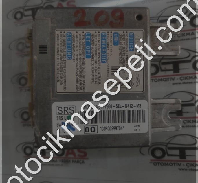 HONDA CİTY AİRBAG BEYNİ 5WK43684