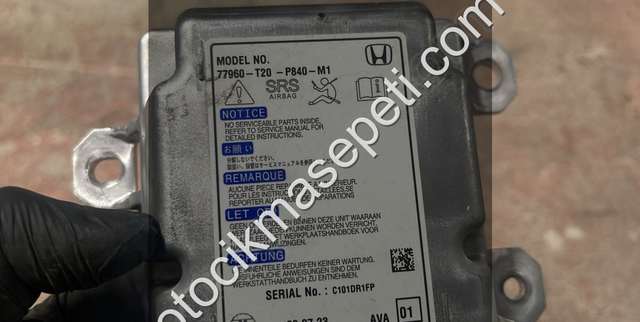 HONDA CİVİC FE1 AİRBAG BEYNİ SRS 77960 T20 P840 M1 1.5 BENZİNLİ
