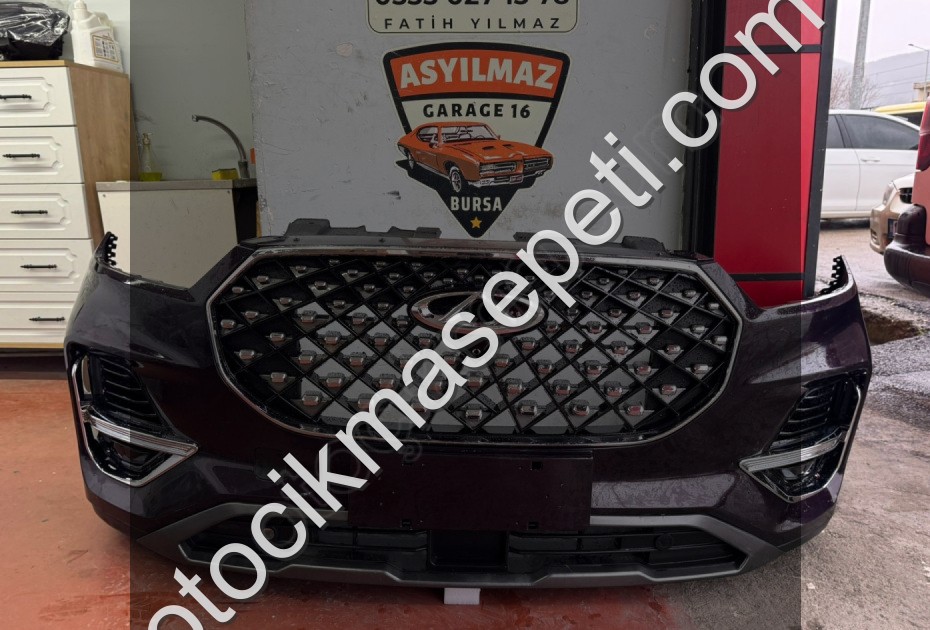 CHERY TİGGO 8PRO ÖN TAMPON DOLU SET ORJİNAL PATLICAN MORU RENGİ