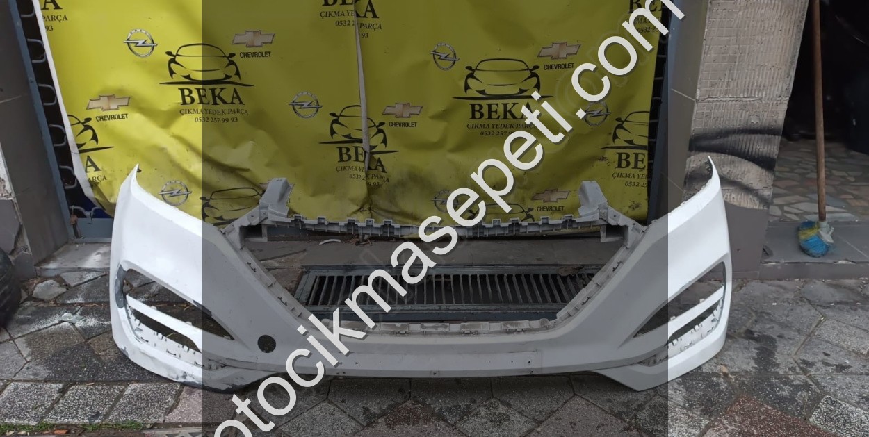 HYUNDAİ 2015-16 TUCSON ÖN TAMPON BEYAZ ÇIKMA ORJİNAL  YEDEK PARÇA