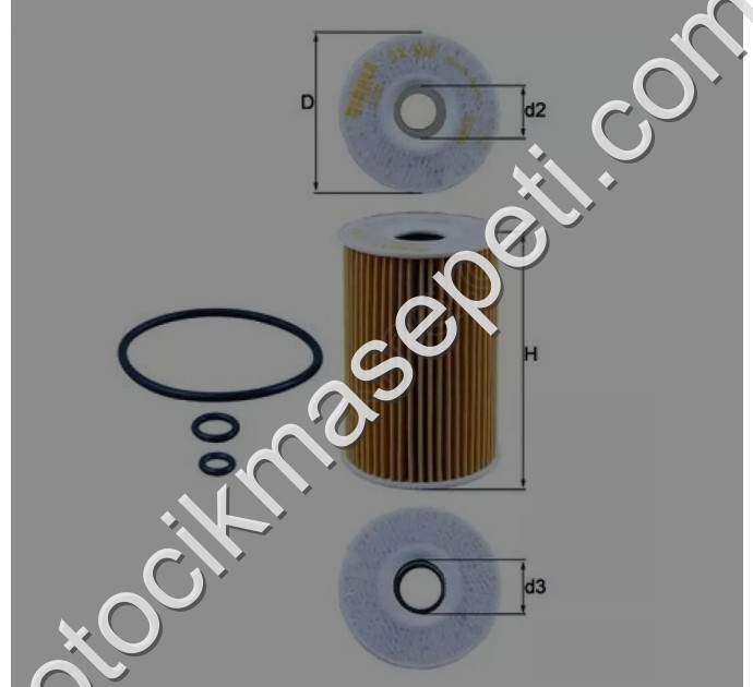 Vw Golf6 Yağ Filtresi 1.6TDI CAY 2009-03L115562