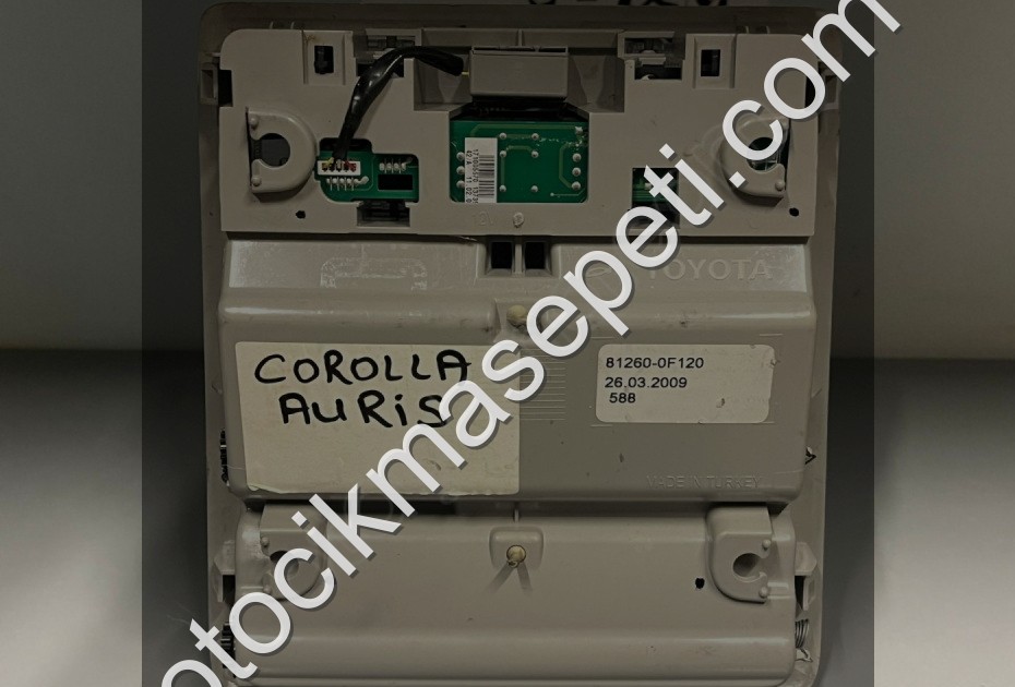 COROLLA AURİS TAVAN LAMBASI SUNROOF DÜĞMESİ ORJİNAL 81260 0f120